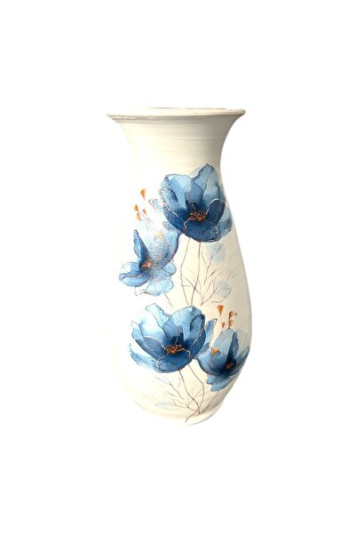 Ceramica Martinescu Vaza eleganta, flori uscate, handmade