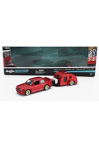 Maisto 1/64 1988 BMW Σειρά 3 M3 / Trailer 11364