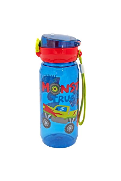 Diakakis Must Παγούρι Πλαστικό Με Καλαμάκι 600ml Monster Trucks 000584561