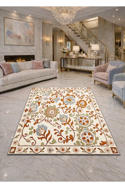 Rugs Modern Halı Sdt Traditional Patterned Modern Woven Base Decorative Carpe...