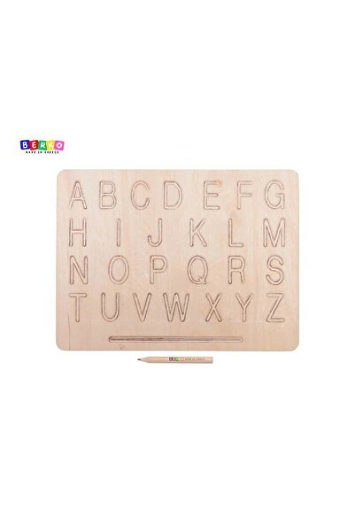 Berko Εκπαιδευτικό Πινακάκι Γραφής Montessori “Πινακάκι 4 – Γράμματα ABC” 3+ ...