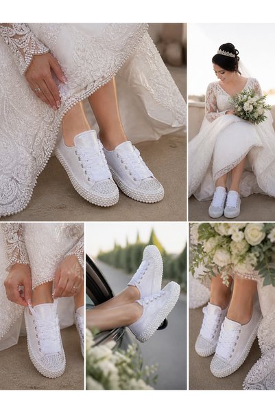 Scarpe Magiche Bridal Shoes with Pearl Soles