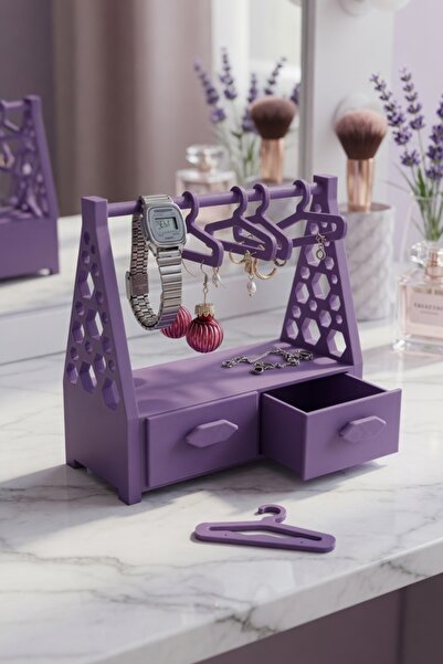 MYCRAFT3D Çekmeceli Takı Organizer Standı – Kolye, Küpe, Saat ve Yüzük Düzenl...