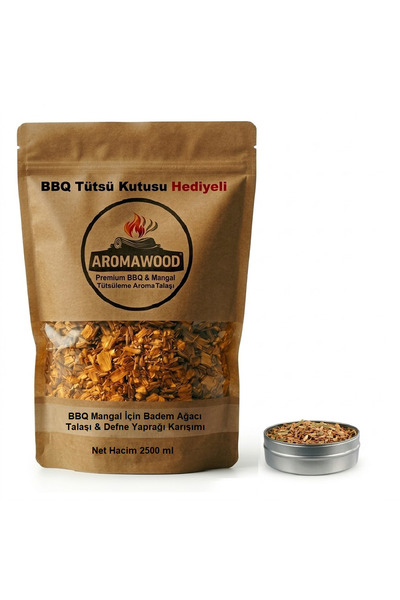 Mangal ve Barbekü İçin Nonpariel Badem Ağacı Gıda Tütsüleme Aroma Talaşı