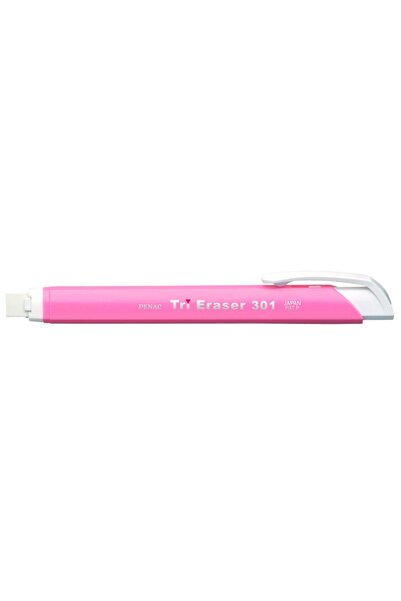 PENAC Μηχανική γόμα Tri Eraser, τριγωνική, 100% καουτσούκ - σώμα σε ροζ παστέλ