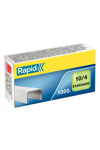 Rapid Συρραπτικά κανονικά, 10/4, 2-10 φύλλα, 1000 τεμ./κουτί