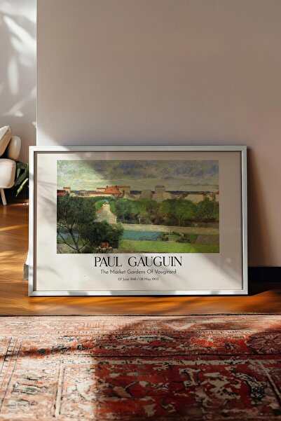 Postifull Paul Gauguin - the Market Gardens of Vaugirard, White Framed Art Pr...
