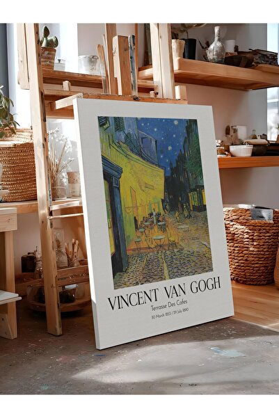 Postifull Vincent Van Gogh - Terrasse Des Cafes, Canvas Painting, Art Series ...