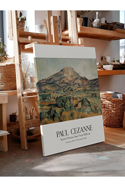 Postifull Paul Cezanne - Sainte-Victoire Seen from Bellevue, Canvas Painting,...