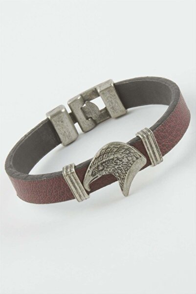 Generic Brand Eagle Faux Leather Bracelet