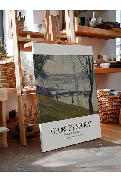 Postifull Georges Seurat - Bridge at Courbevoie, Canvas Print, Art Series No:...