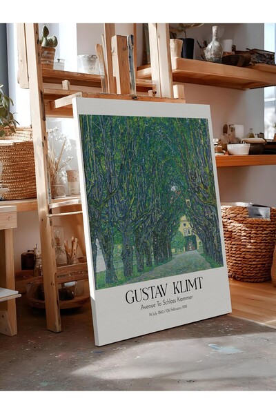 Postifull Gustav Klimt - Aleea către Schloss Kammer, Tablou pe pânză, Seria d...