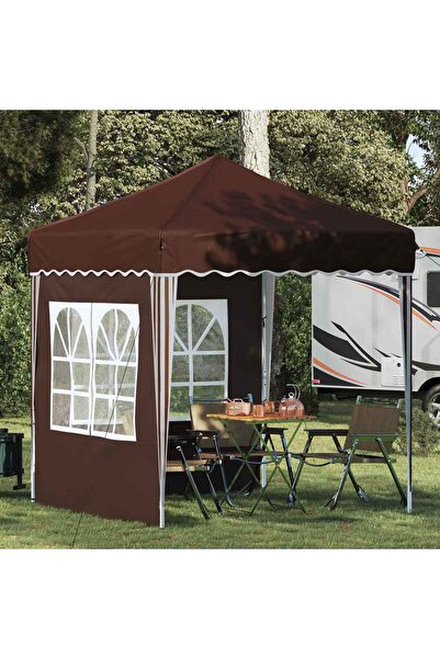 vidaxl Cort de Petrecere Pop-up Maro 195 x 195 x 245 cm