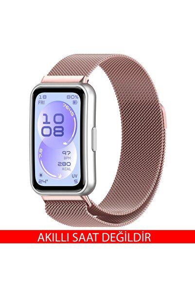 Dexmon Huawei Band 11 / 11 Pro Uyumlu Paslanmaz Metal Hasır Kordon Kayış