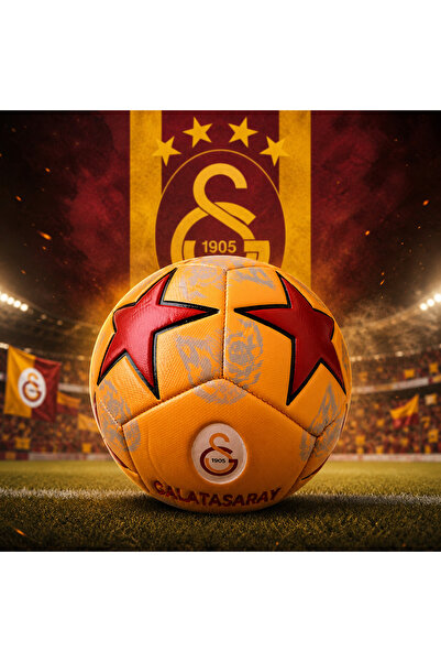 MUBX Galatasaray Lisanslı Futbol Topu No:5 430 Gr Dayanıklı Dikişli Profesyon...