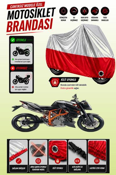 Cemku Twin Top Gray - Bottom Red Ktm 990 Super Duke Compatible Engine Cover, ...