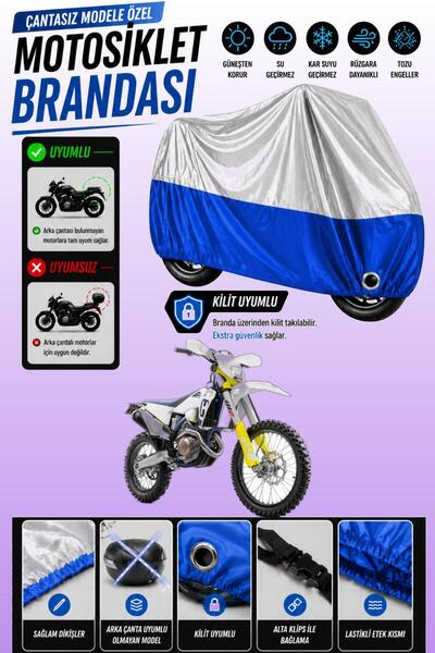 Cemku Twin Top Gray - Bottom Blue Husqvarna Fe 501 Compatible Engine Cover, R...