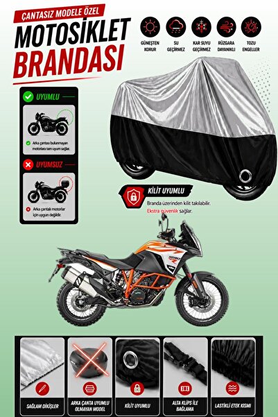 Cemku Twin غطاء محرك متوافق مع KTM 1290 Super Adventure R باللون الرمادي من ا...
