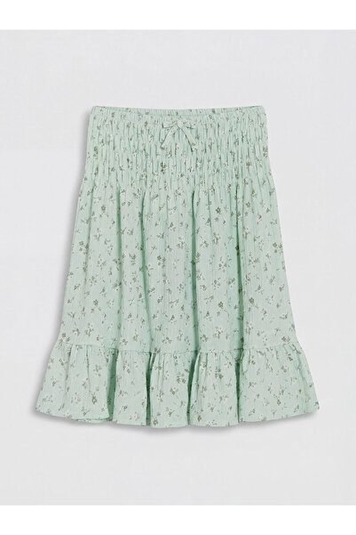LC Waikiki New Season from Güli̇s Gi̇yi̇m Green Elastic Waist Floral Patterne...