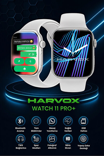 EGTS Watch 11 Pro Plus Akıllı Saat 3 Kordon