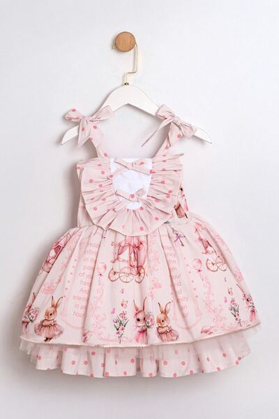HAUSEkids 2-5 Yaş Angel Prime Kız Çocuk Elbise-Pudra