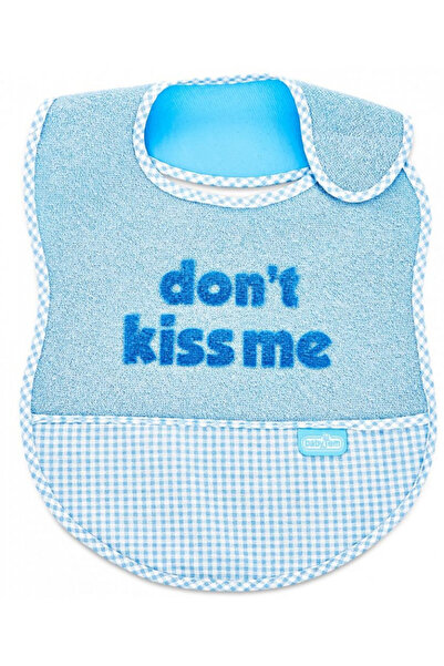 Babyjem Baveta din bumbac Dont Kiss Me (Culoare: Bleu)