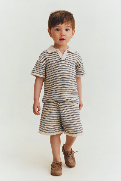 H&M 2 Parçalı Pamuklu Triko Set