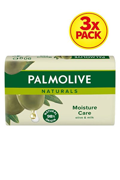 Palmolive 3x PACK Sapun solid Naturals Milk & Olive Extract, 90 g