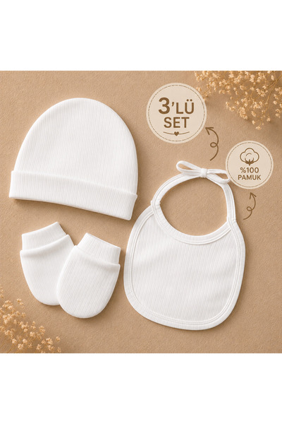 Minimissbaby Organic Cotton 3-Piece Newborn Hospital Discharge Set