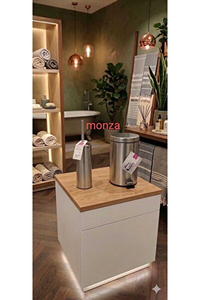 pirimanova monza Cigo 3litre Pedallı Çöp Kovası Soft Ve wc tuvalet fırçası in...