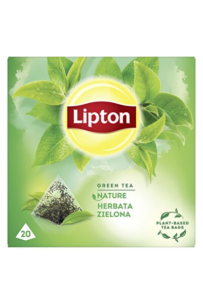 Lipton Nature, ceai, Verde, 20 pliculete piramidale