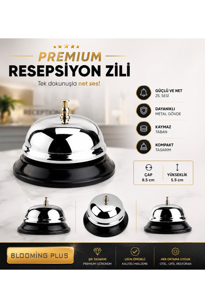 Blooming Plus Masaüstü Dekoratif Resepsiyon Zili