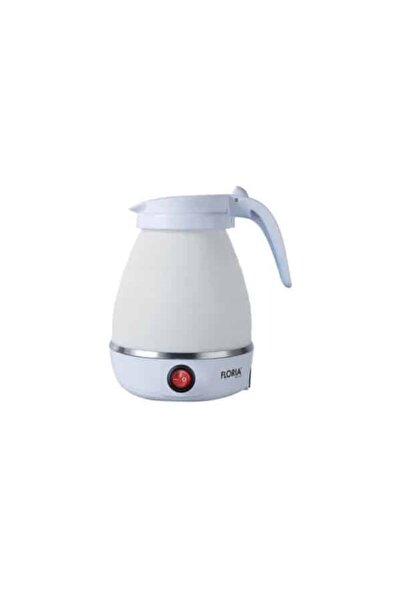 FOXMAG24 Fierbător de călătorie pliabil de 600 W, capacitate de 600 ml, prote...