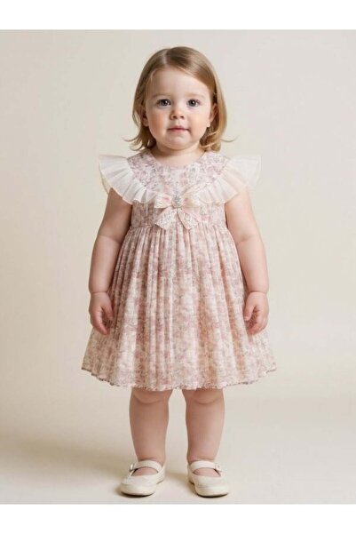 Zekids Baby Girl Floral Design Dress