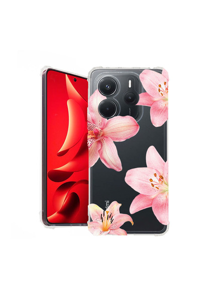 bestcase Противоударен калъф за Xiaomi Redmi Note 14 4G, Флорален - Елегантен...