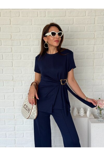 Goncalya Modal suit with buckle