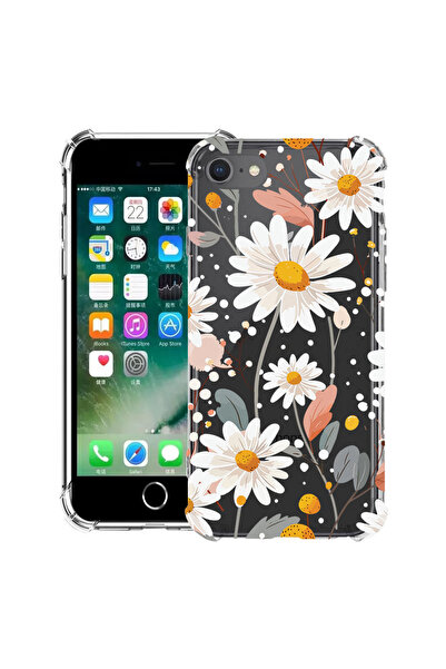 bestcase Husă Antișoc pentru Apple iPhone SE 3 / SE 2 / 8 / 7, Florală - Marg...