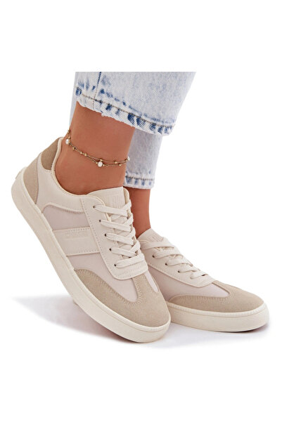 Big Star Shoes Adidași joși de damă Big Star TT274768 Bej 38