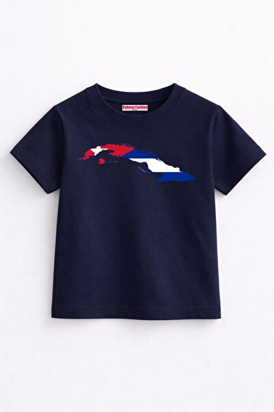 Rabona Fashion Tricou pentru copii cu harta spiritului Cubai