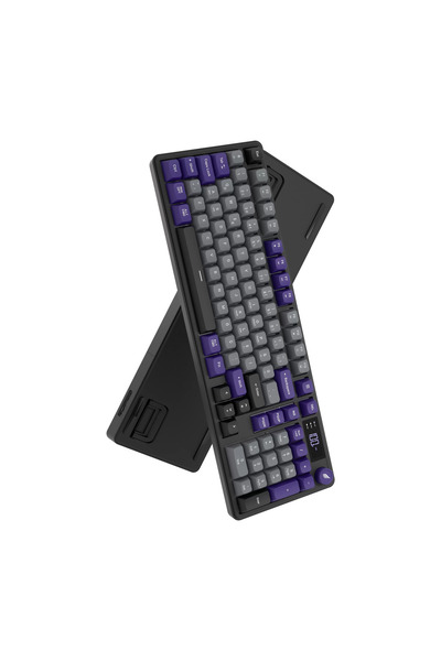HAWK GAMING HK258GP KABLOSUZ GRI MOR GAMING KLAVYE