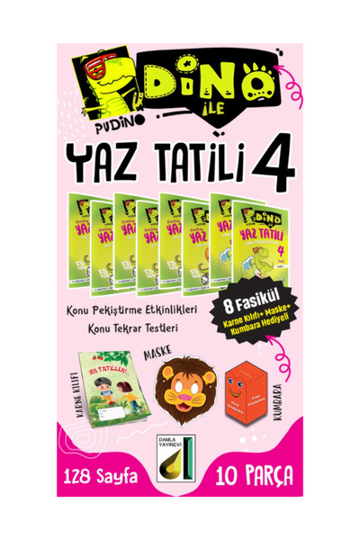 Damla Yayınevi Damla 4.Sınıf'tan 5.Sınıfa Geçenler İçin Pudino İle Dino Hafta...