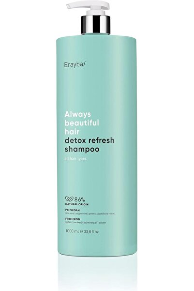 Erayba Refreshing Detox Shampoo for Hair Detoxification and Purification 1000 ml
