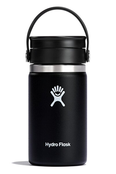 Hydro Flask Geniş Flex Sip Kapaklı Termos 355 ml (12 Oz) - Siyah