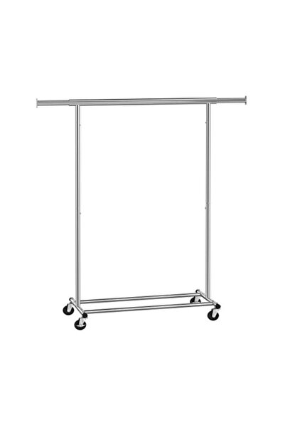 SONGMICS Storage and Organization Wardrobe Model Webster, Silver, 45.4 x 132 ...