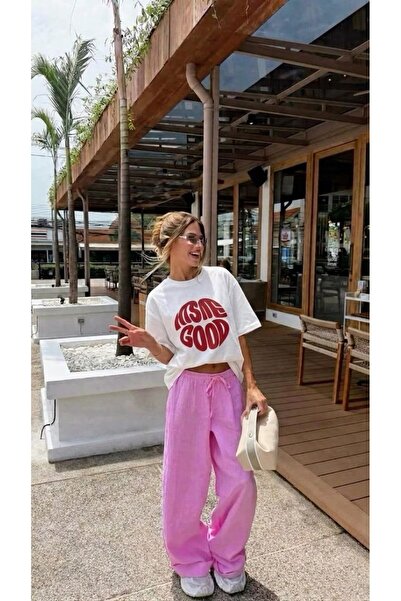 Noi Belis Tricou tricotat supradimensionat cu imprimeu SS26TS0050