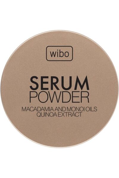 Wibo Pudră de serum cu Macadamia, Quinoa, Absoarbe sebumul, Pudră fixatoare l...