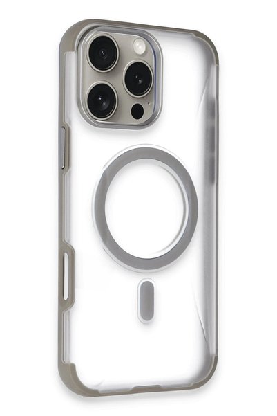 Joko غطاء ILKESHOP لهاتف iPhone 14 Pro Max Hilton Magsafe - (101523) رمادي تي...