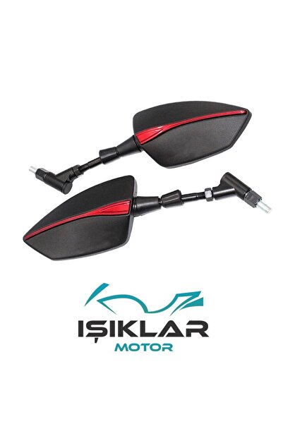 Bando Honda Cbf 150 Kırmızı Çizgili Ayna
