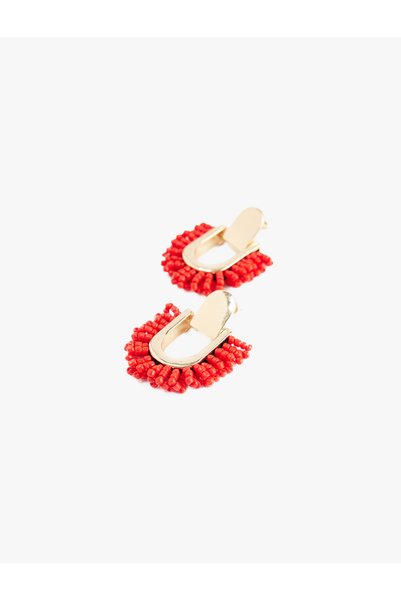 Koton Sallantılı Boncuklu Küpe