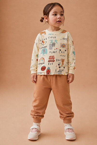Biberon Baby Baby Girl Set 100% Cotton Long Sleeve Animal Patterned